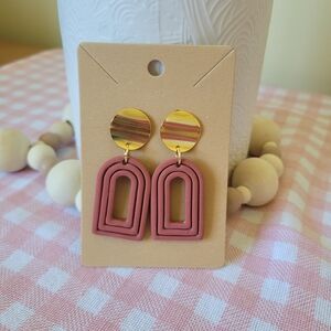 The Stephanie's - Shade Mad About Mauve - Handmade Earrings